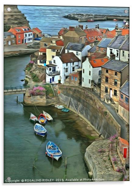 "Painterly Staithes" Acrylic by ROS RIDLEY