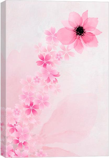 Floral Abstract Canvas Print by Svetlana Sewell