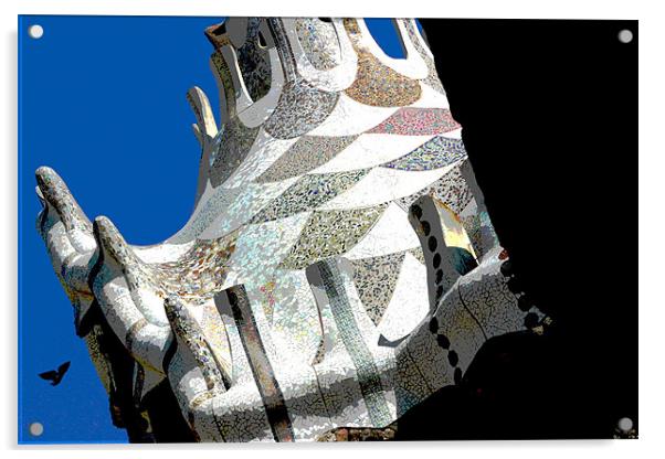 Gaudi Mosalc Acrylic by Ray Canham