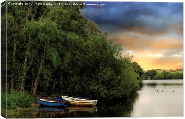 Lumley Moor Reservoir Canvas Print by K7 Photography