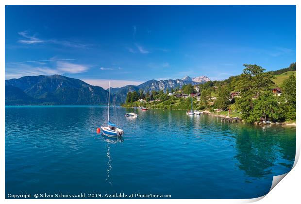 Attersee Print by Silvio Schoisswohl