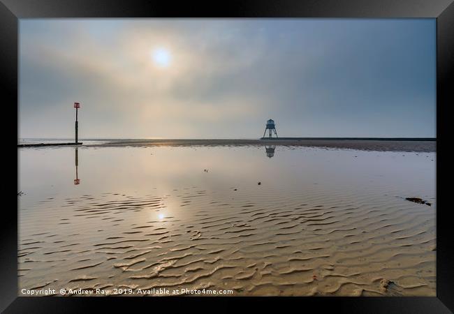 Into the light (Dovercourt) Framed Print by Andrew Ray