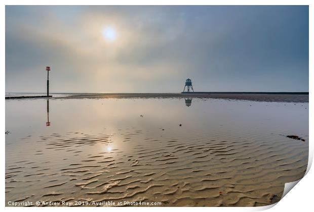 Into the light (Dovercourt) Print by Andrew Ray