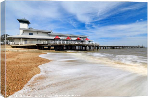 Felixstowe Pier Canvas Print by Andrew Ray