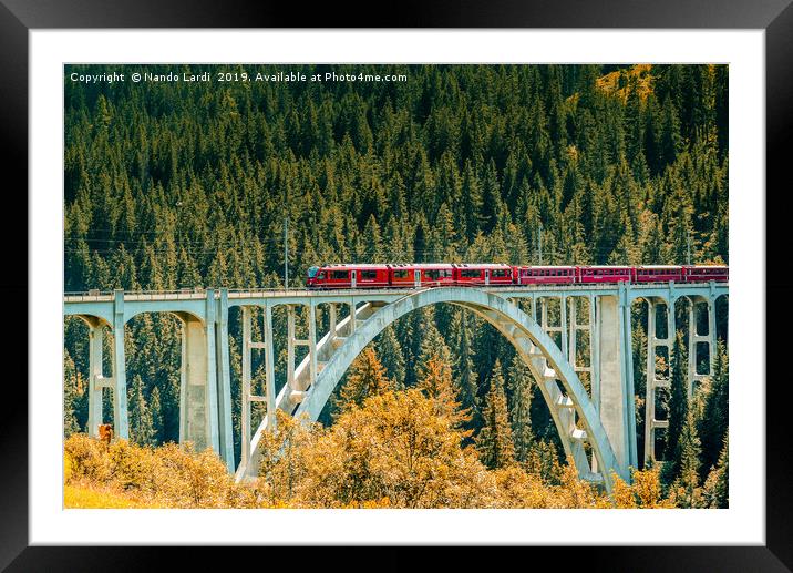 Langwies Viaduct Framed Mounted Print by DiFigiano Photography