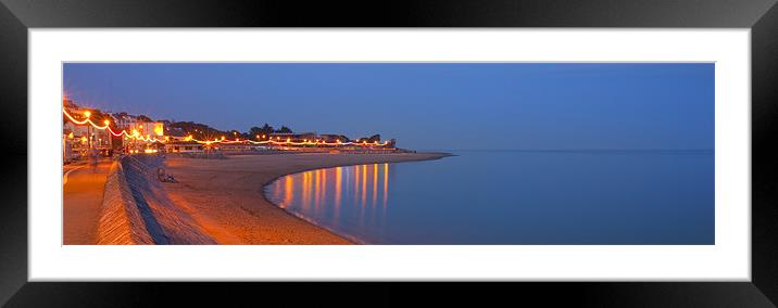 Exmouth evening seafront Framed Mounted Print by David Hare