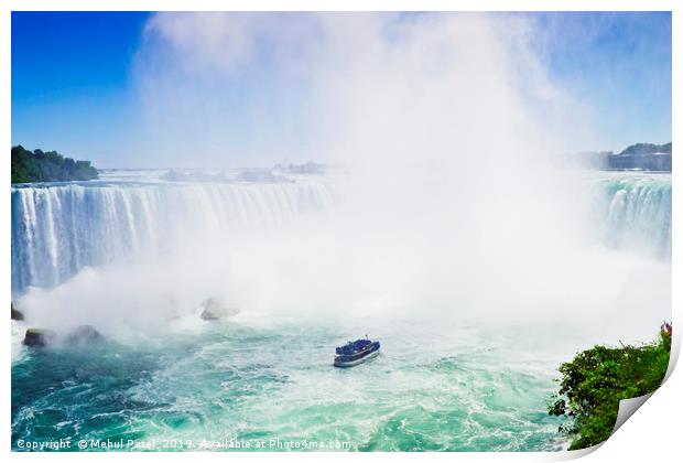 Horseshoe Falls, Niagara, Ontario, Canada Print by Mehul Patel