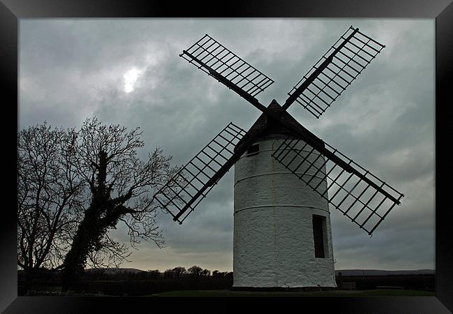 Ashton Windmill Framed Print by Roy Scrivener