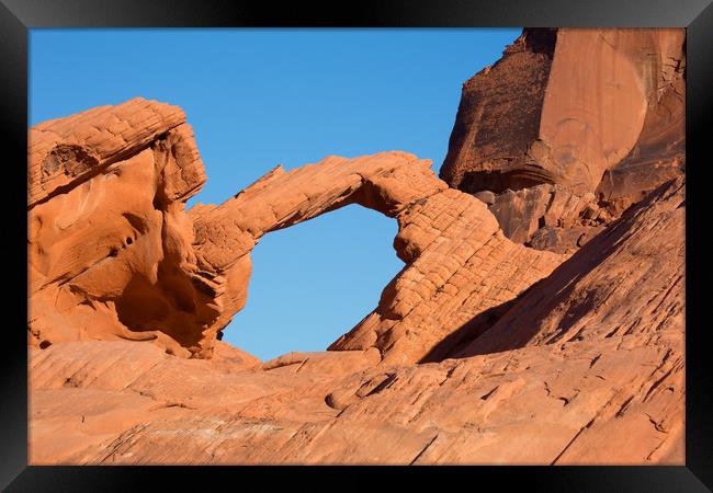 Natural Arch Framed Print by David Hare