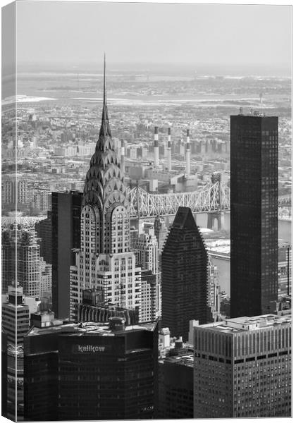 NYC Cityscape Canvas Print by Jed Pearson