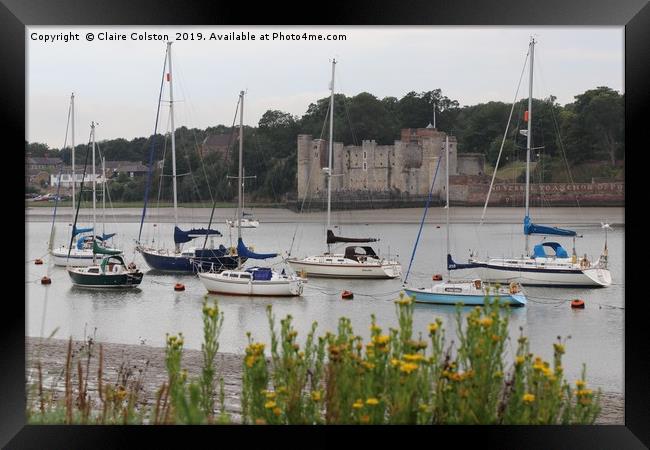 Upnor Castle Framed Print by Claire Colston