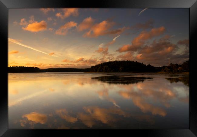 Beautiful evening near Lur Framed Print by John Stuij