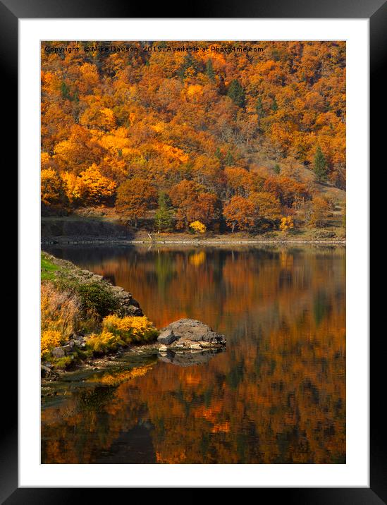 Autumn Illusion Framed Mounted Print by Mike Dawson