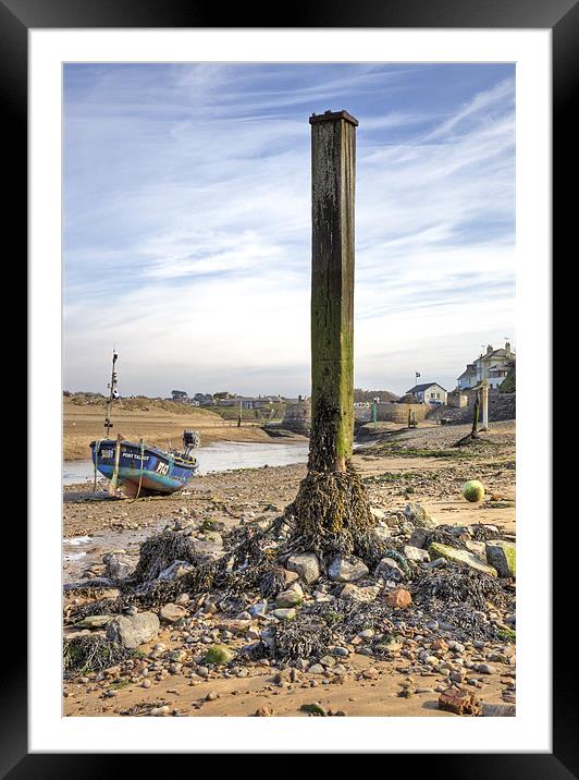 Bude Harbour Low Tide Framed Mounted Print by Mike Gorton