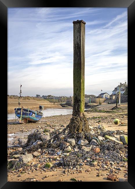 Bude Harbour Low Tide Framed Print by Mike Gorton