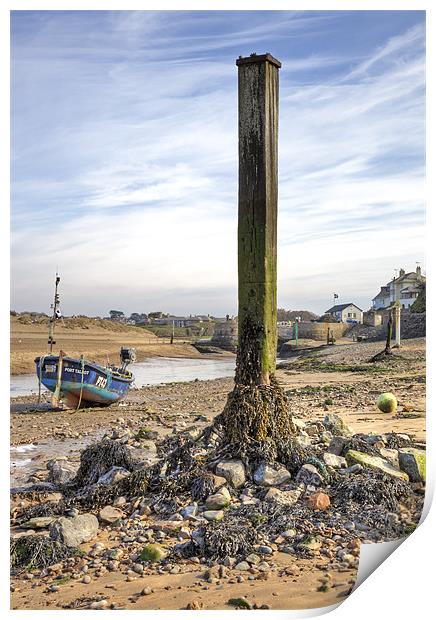 Bude Harbour Low Tide Print by Mike Gorton