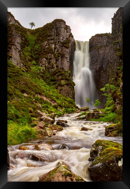 The Wailing Widow Waterfall Framed Print by Derek Beattie