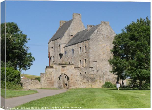 Lallybroch , Midhope Castle , Outlander Canvas Print by Photogold Prints