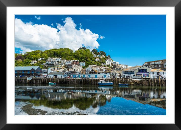  Looe in Cornwall Framed Mounted Print by Andrew Michael