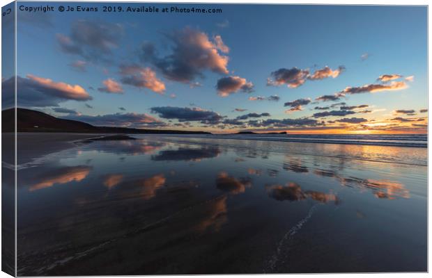 The Sand Mirror Canvas Print by Jo Evans