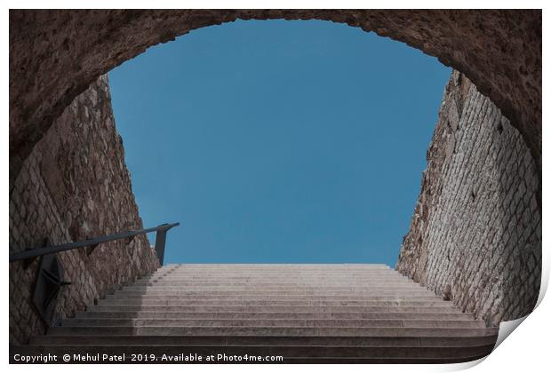 Stairway to sky  Print by Mehul Patel