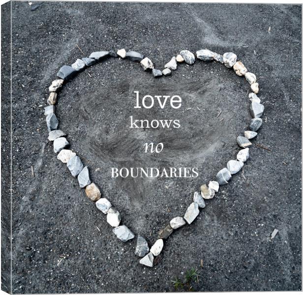 Love Knows No Boundaries Canvas Print by DiFigiano Photography