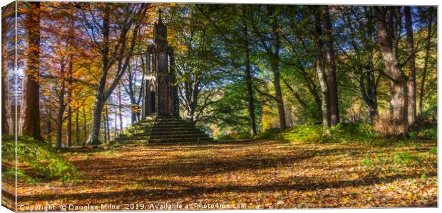 Maxwell's Temple, Kenmore Canvas Print by Douglas Milne