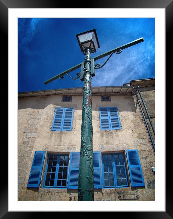 Lamppost Framed Mounted Print by Philip Teale