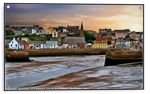 "Tide's out at Maryport" Acrylic by ROS RIDLEY