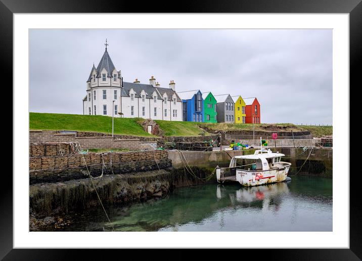 John o' Groats Framed Mounted Print by Tony Bates