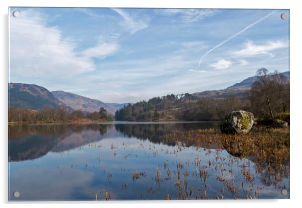 Loch Trool Glentrool Scotland Acrylic by Derek Beattie