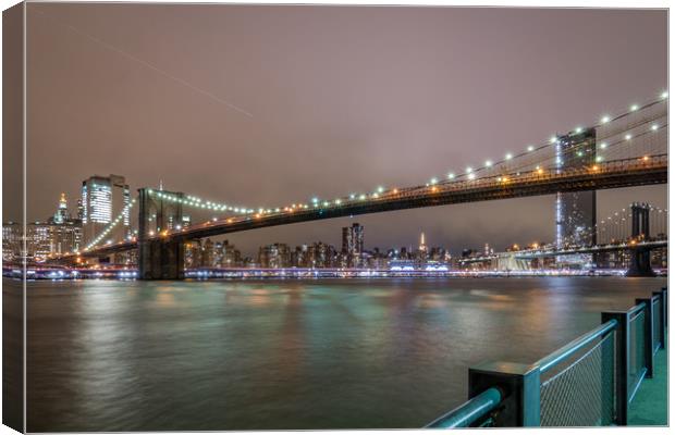 Brooklyn Bridge Canvas Print by Scott Collier