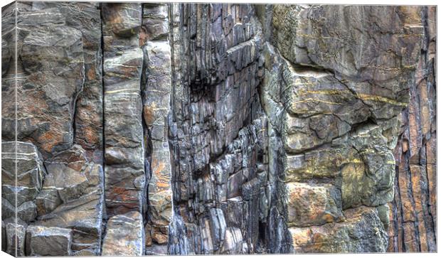 Textures of Rock Canvas Print by Mike Gorton