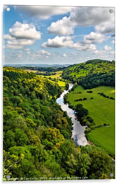 The Wye Valley Acrylic by Ian Lewis