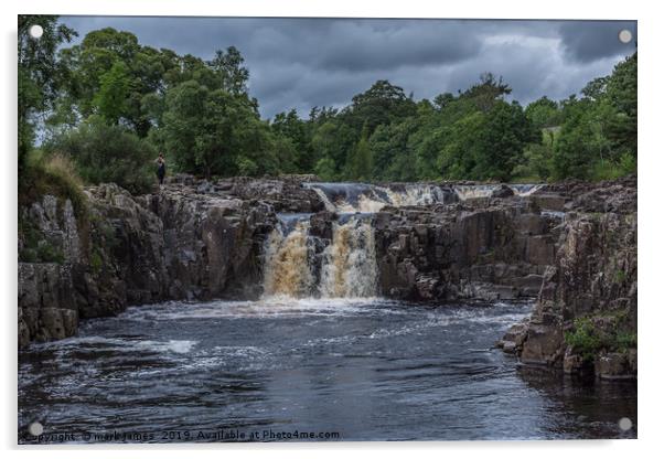 Low Force Waterfalls Acrylic by mark james