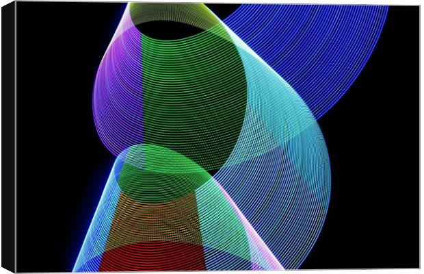 Swirl of Colour Canvas Print by Brenda Belcher