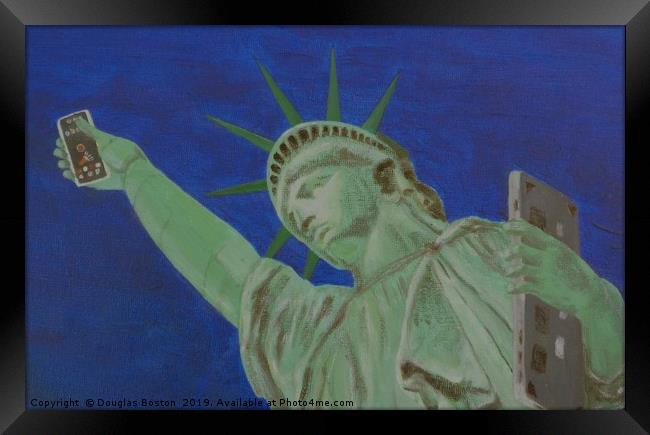 21st Century Liberty Framed Print by Steve Boston