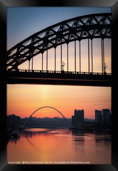 Morning from Newcastle Framed Print by Ray Pritchard