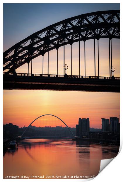 Morning from Newcastle Print by Ray Pritchard