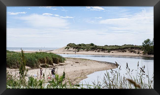 Alnmouth Beach, Northumberland Framed Print by Joy Newbould
