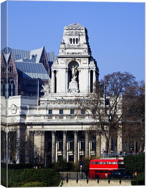 Trinity House London opposite the Tower Canvas Print by David French