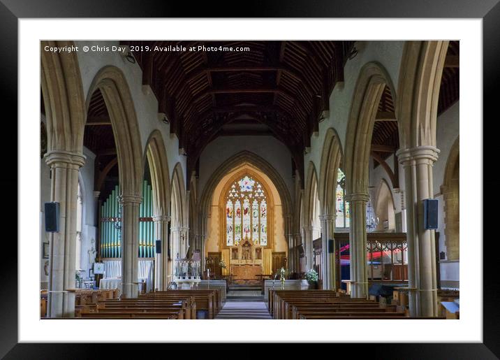 All Saints Marlow Framed Mounted Print by Chris Day