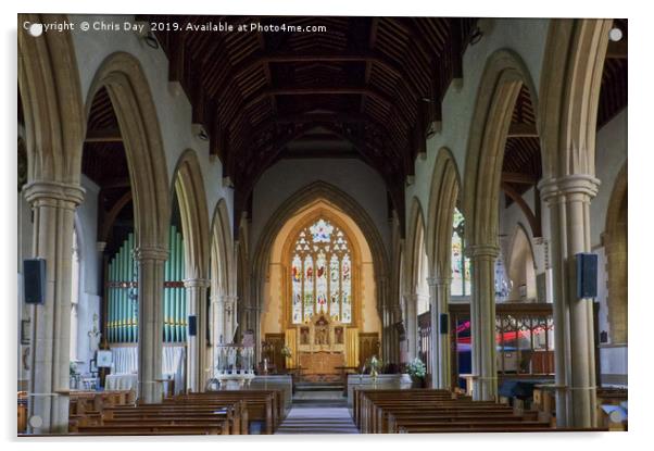 All Saints Marlow Acrylic by Chris Day