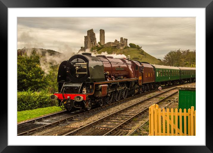 Duchess of Sutherland at Corfe Castle Framed Mounted Print by Richard Murgatroyd