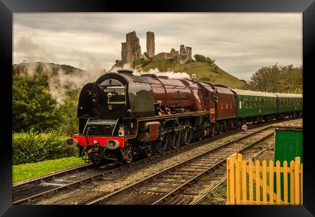 Duchess of Sutherland at Corfe Castle Framed Print by Richard Murgatroyd