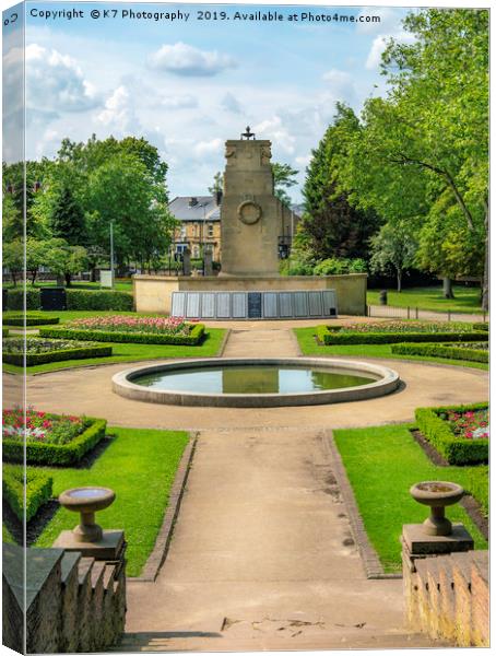 Clifton Park, Rotherham Canvas Print by K7 Photography