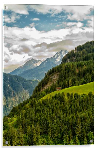 Austrian Tyrol Acrylic by Robert Murray