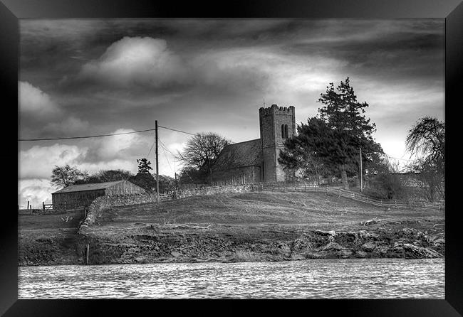 Carham Church Framed Print by Gavin Liddle