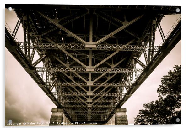 Underneath Sydney Harbour Bridge Acrylic by Mehul Patel