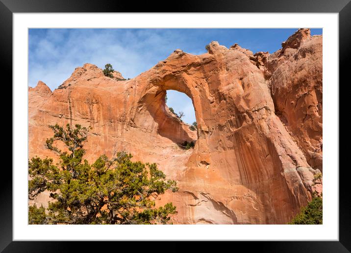 Window Rock Framed Mounted Print by David Hare
